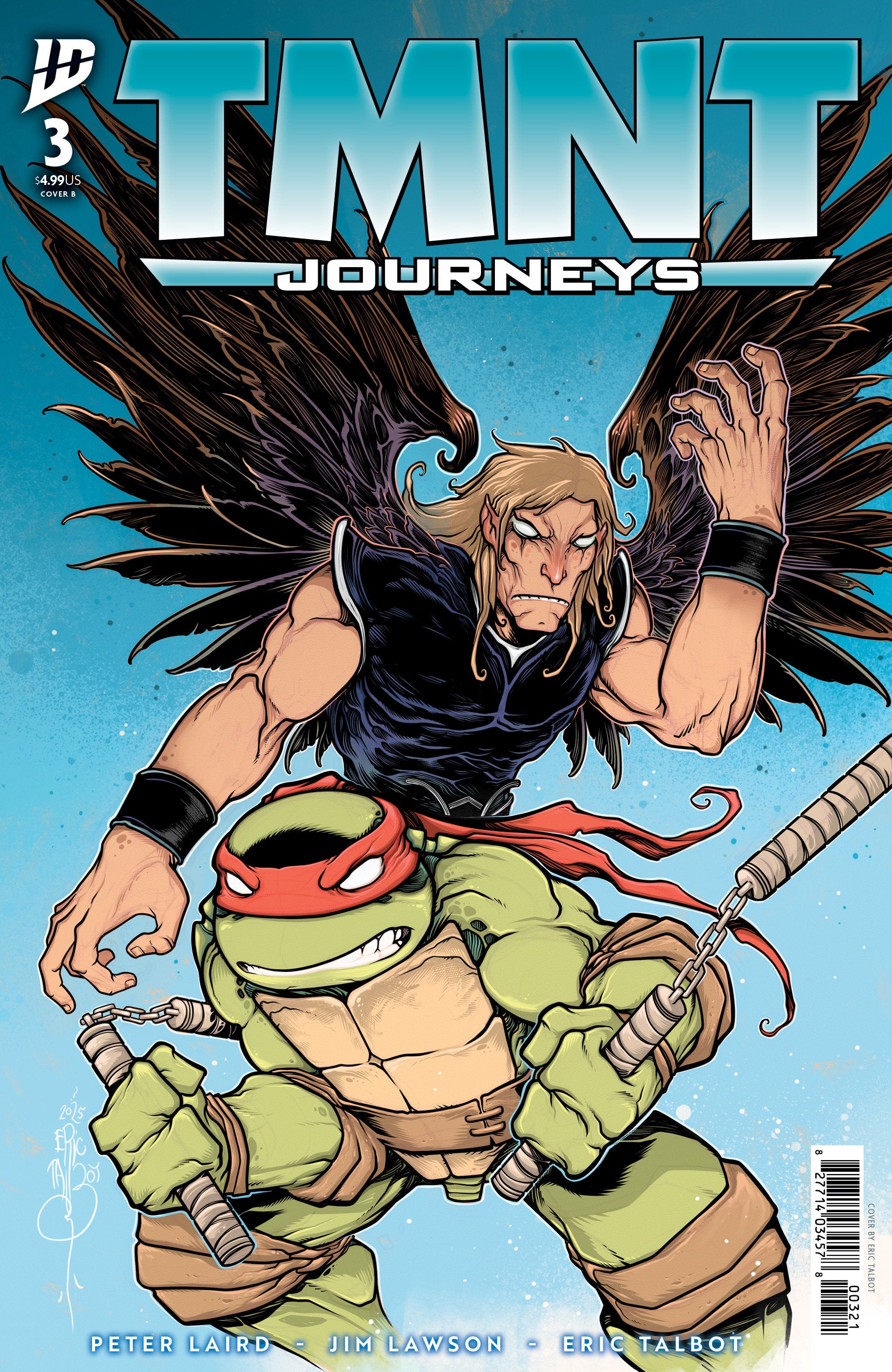 Stock Photo of Teenage Mutant Ninja Turtles: Journeys #3 Variant B Talbot IDW Publishing Comics sold by Stronghold Collectibles of Acadiana Lafayette, LA