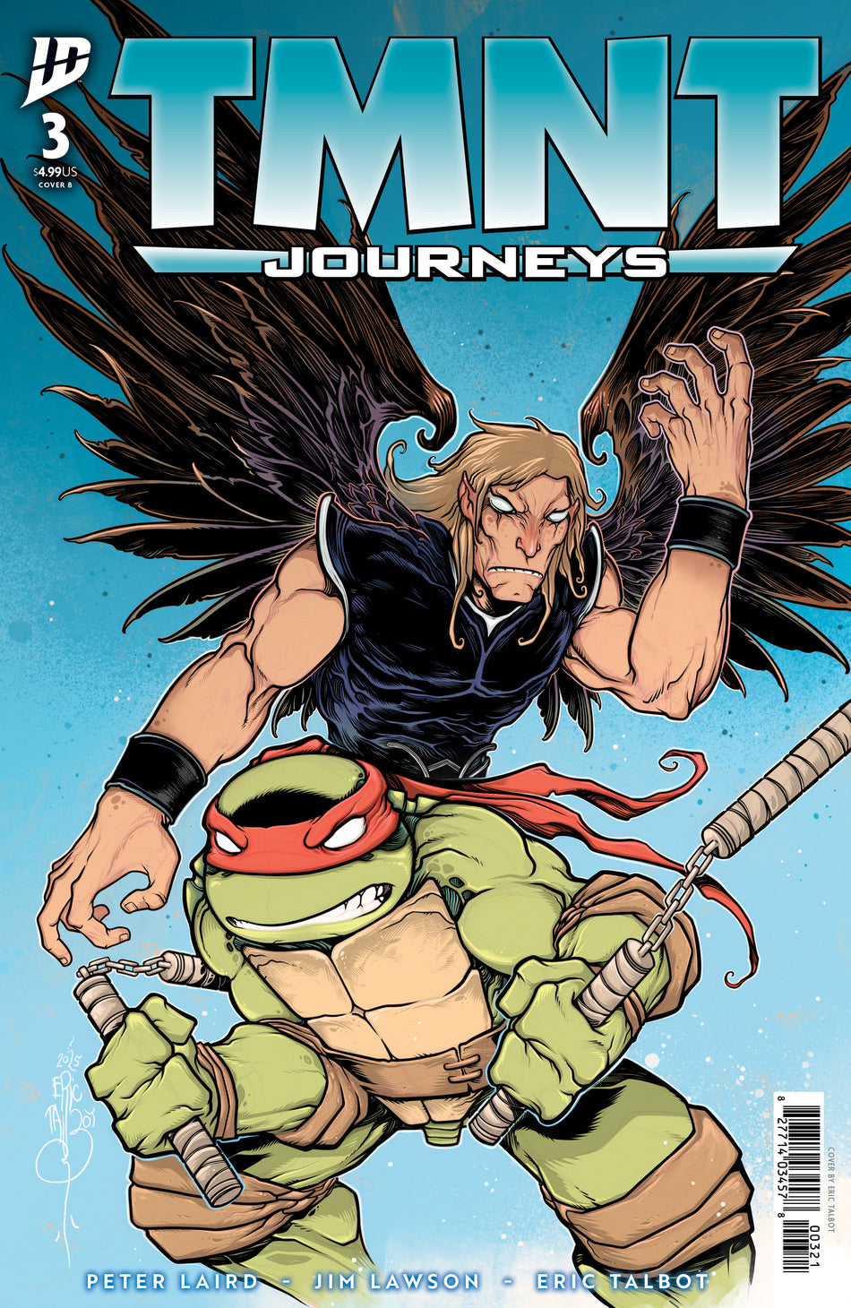 Stock Photo of Teenage Mutant Ninja Turtles: Journeys #3 Variant B Talbot IDW Publishing Comics sold by Stronghold Collectibles of Acadiana Lafayette, LA