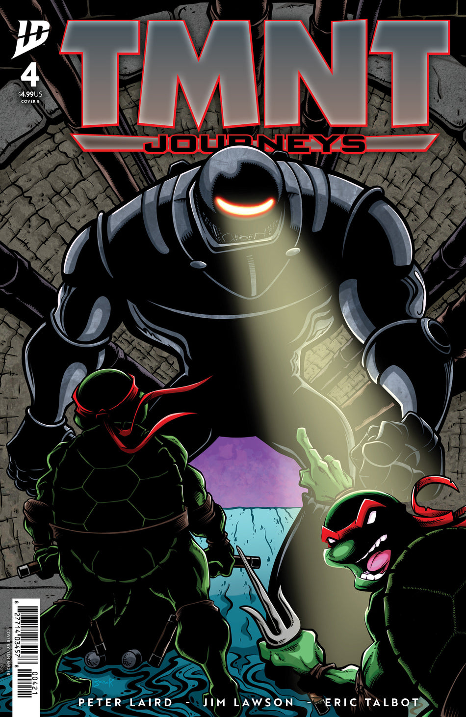 Stock Photo of  Teenage Mutant Ninja Turtles: Journeys #4 Variant B (Berger) IDW Publishing Comics sold by Stronghold Collectibles of Acadiana Lafayette, LA