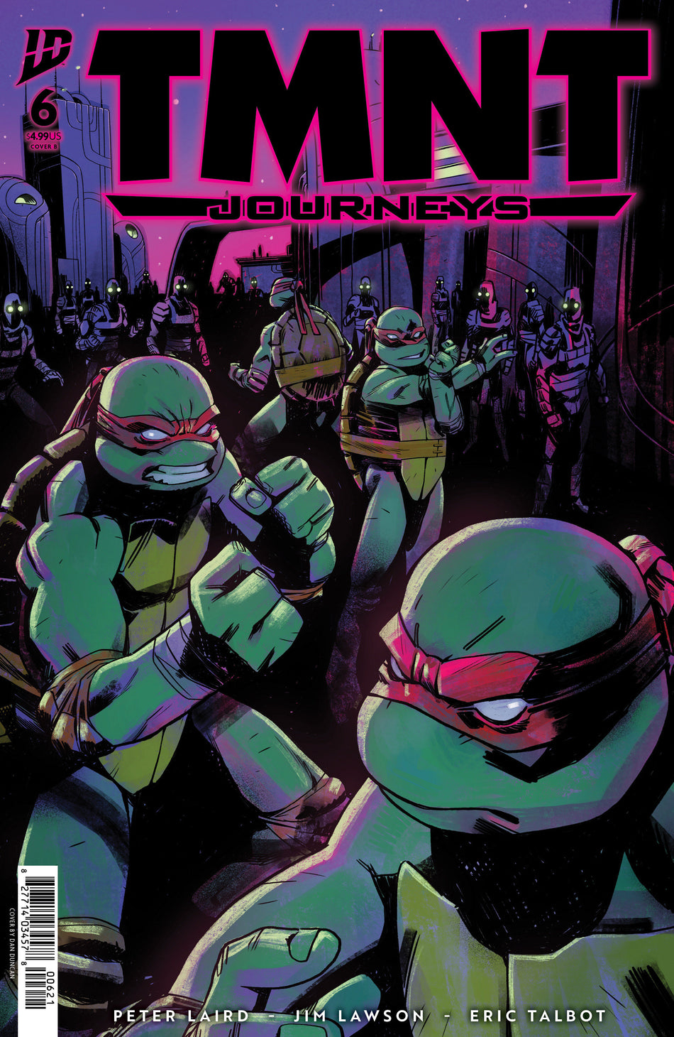 Stock Photo of  Teenage Mutant Ninja Turtles: Journeys #6 Variant B (Duncan) IDW Publishing Comics sold by Stronghold Collectibles of Acadiana Lafayette, LA