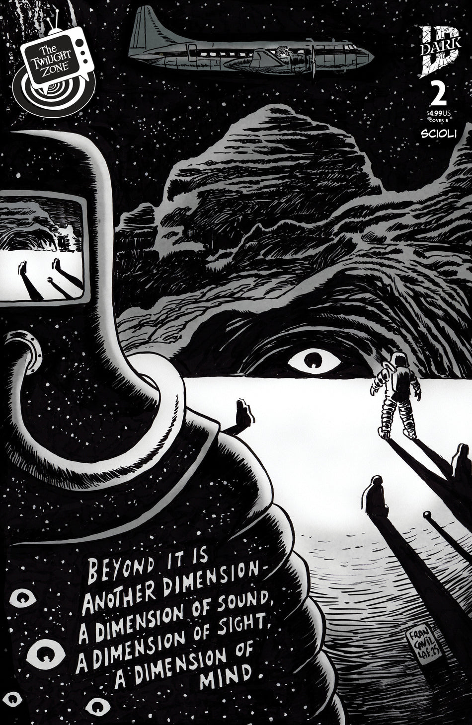 Stock Photo of  The Twilight Zone #2 Variant B (Francavilla Connecting Cover) IDW Publishing Comics sold by Stronghold Collectibles of Acadiana Lafayette, LA