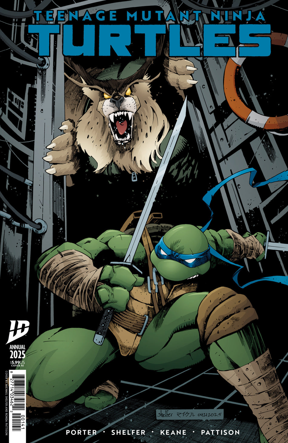 Stock Photo of Teenage Mutant Ninja Turtles: Annual 2025 Variant RI 1:15  IDW Publishing Comics sold by Stronghold Collectibles of Acadiana Lafayette, LA