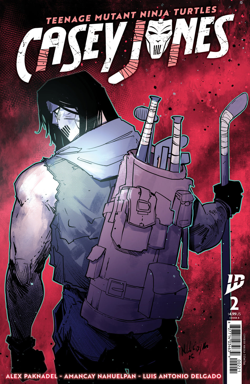 Stock Photo of  Teenage Mutant Ninja Turtles: Casey Jones #2 Variant B (Cizmesija) IDW Publishing Comics sold by Stronghold Collectibles of Acadiana Lafayette, LA