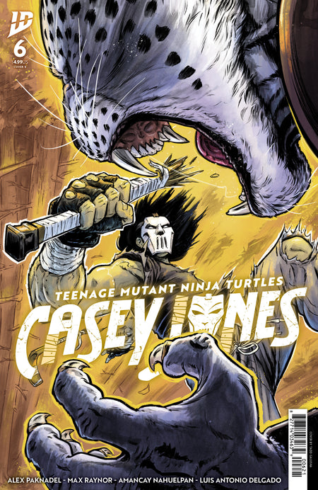 Stock Photo of  Teenage Mutant Ninja Turtles: Casey Jones #6 Variant B (Galusha) IDW Publishing Comics sold by Stronghold Collectibles of Acadiana Lafayette, LA