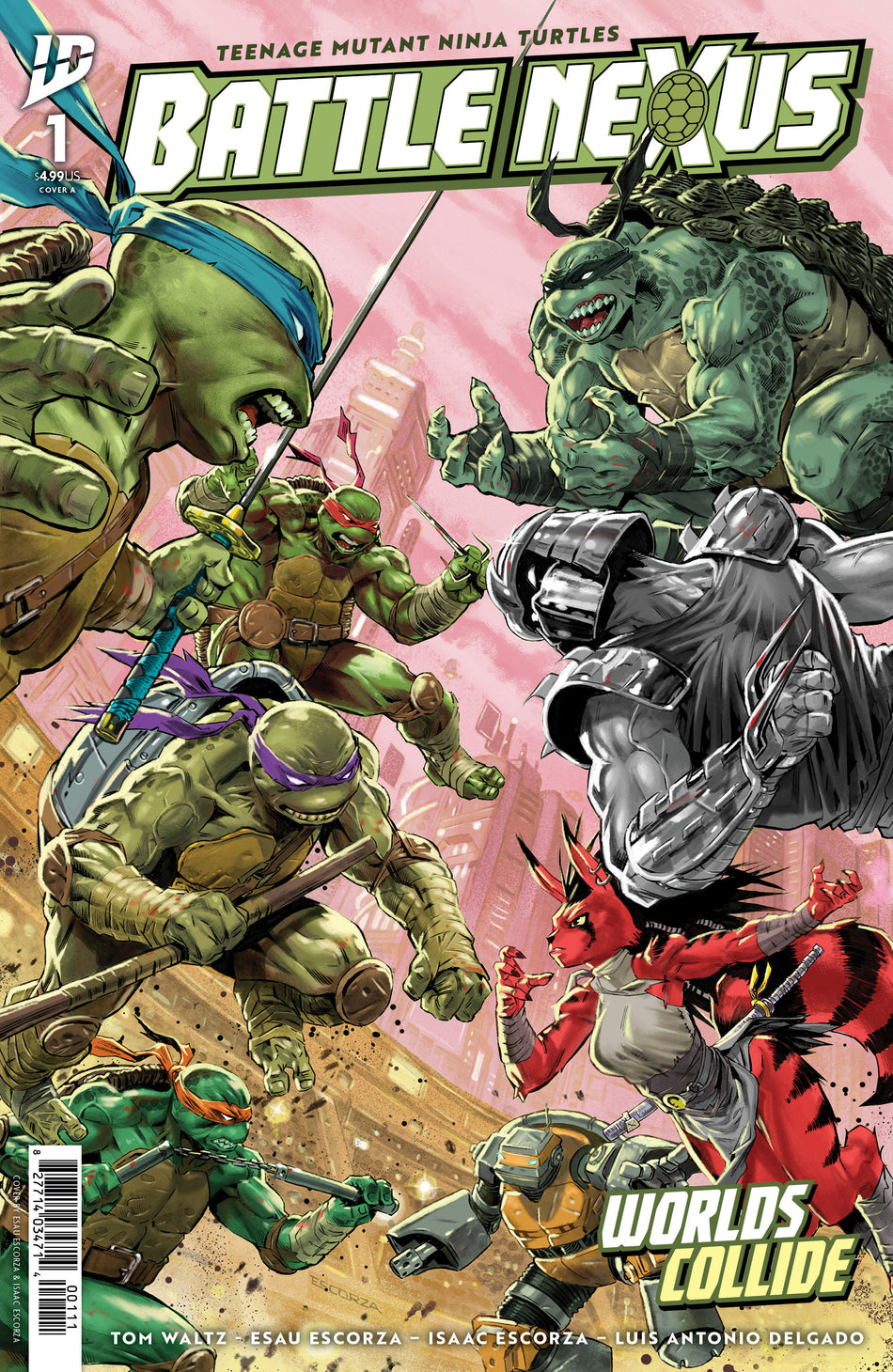 Stock Photo of  Teenage Mutant Ninja Turtles: Battle Nexus #1 Cover A (Escorza Brothers) IDW Publishing Comics sold by Stronghold Collectibles of Acadiana Lafayette, LA