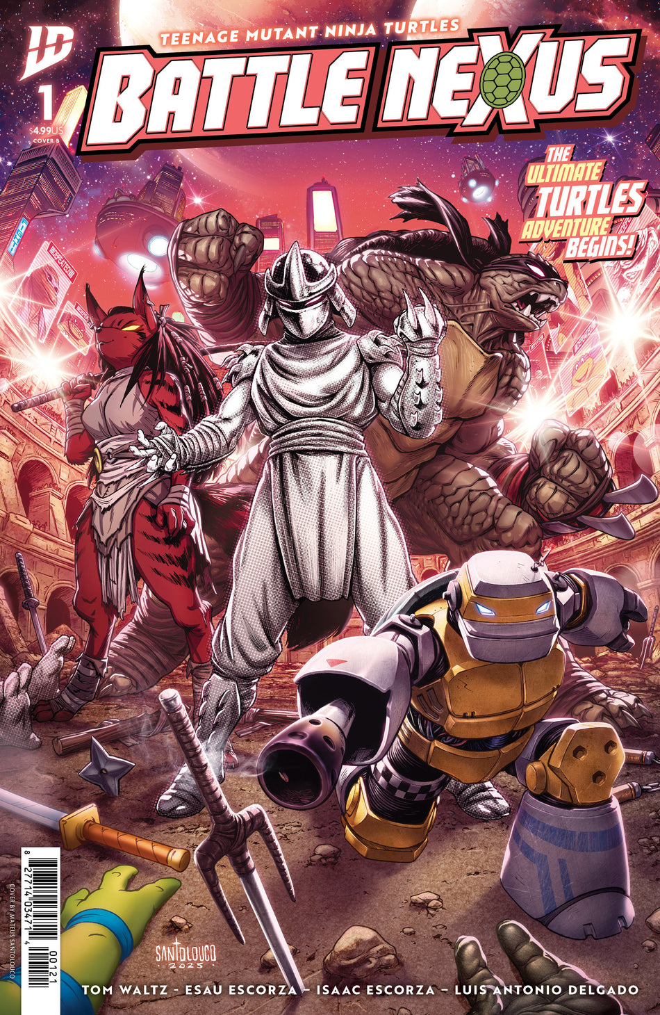 Stock Photo of  Teenage Mutant Ninja Turtles: Battle Nexus #1 Variant B (Santolouco) IDW Publishing Comics sold by Stronghold Collectibles of Acadiana Lafayette, LA