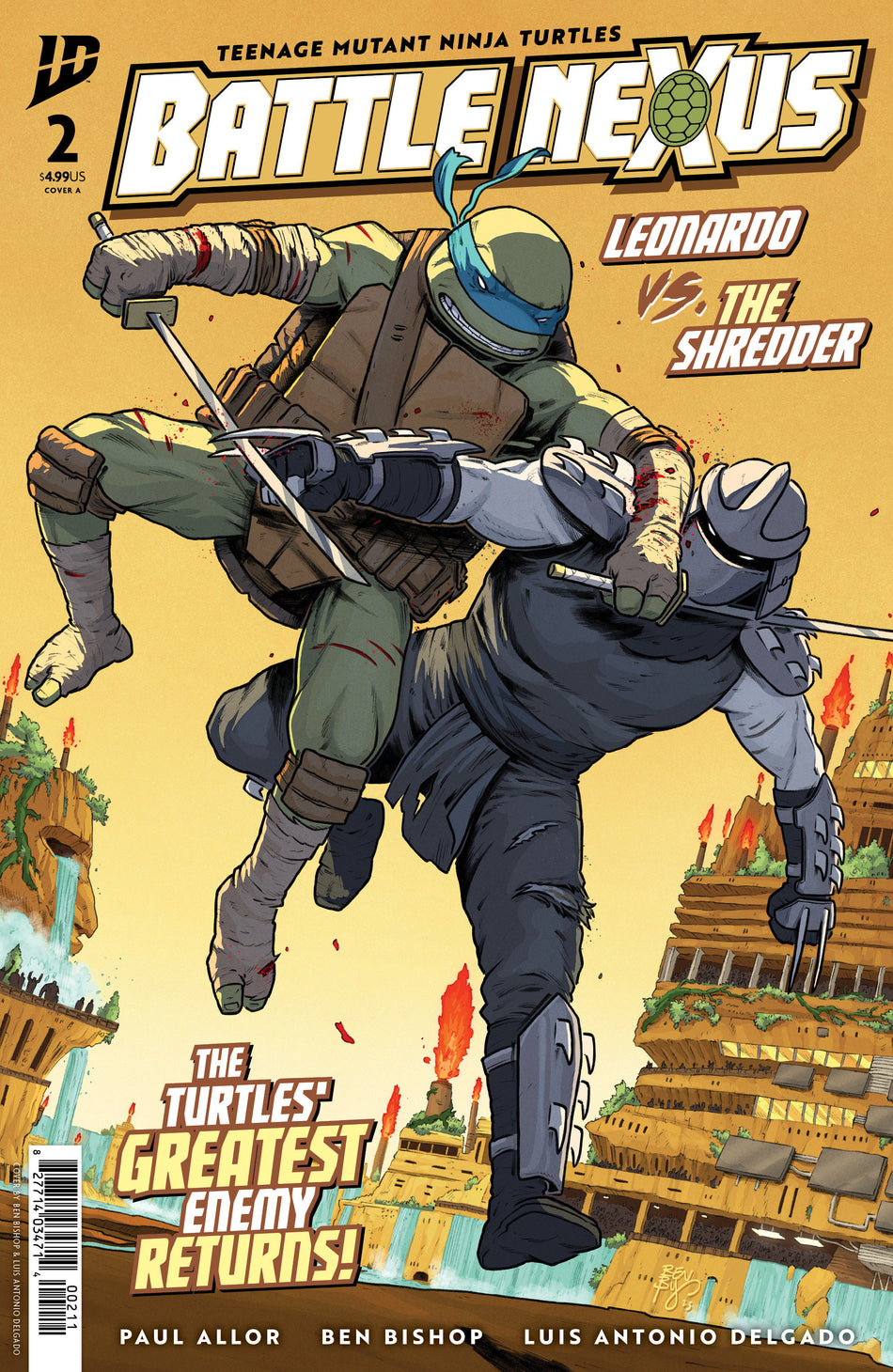 Stock Photo of  Teenage Mutant Ninja Turtles: Battle Nexus #2 Cover A (Bishop) IDW Publishing Comics sold by Stronghold Collectibles of Acadiana Lafayette, LA