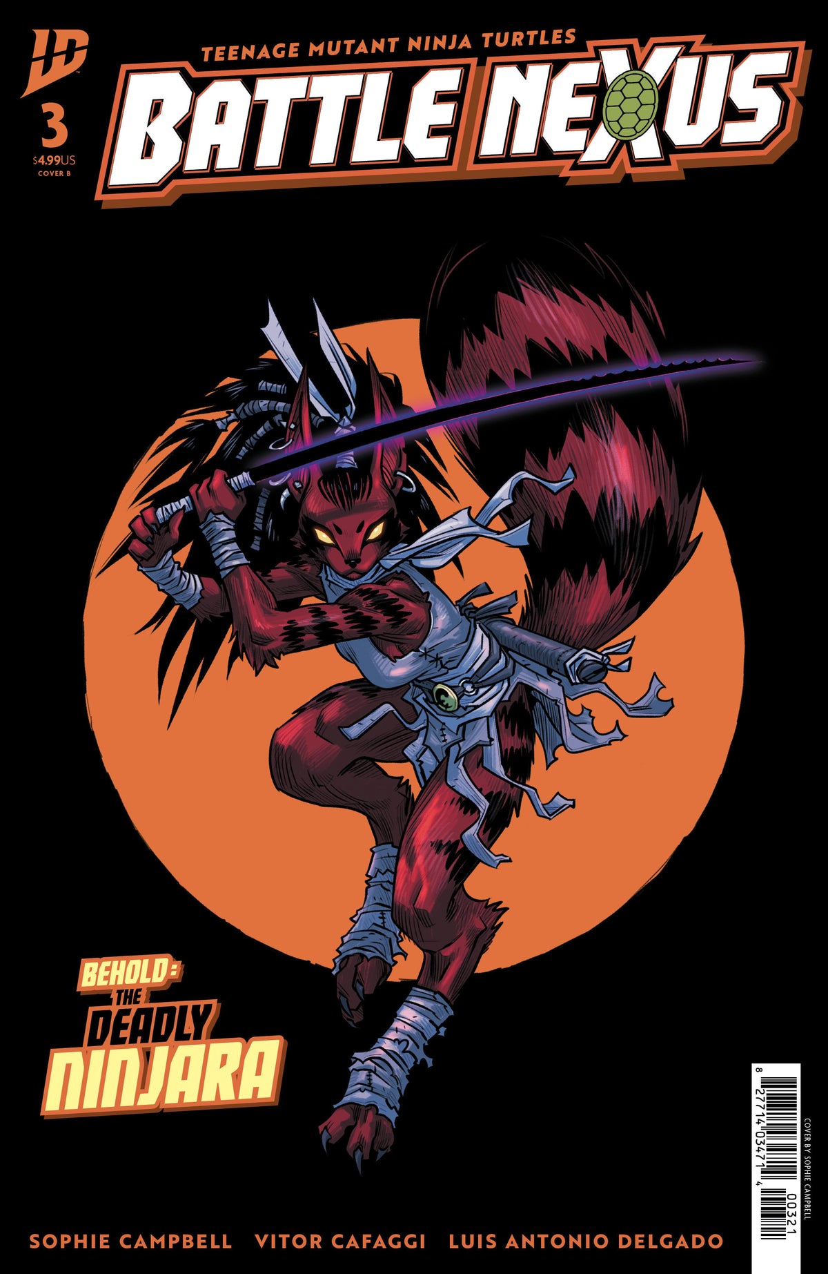Stock Photo of  Teenage Mutant Ninja Turtles: Battle Nexus #3 Variant B (Campbell) IDW Publishing Comics sold by Stronghold Collectibles of Acadiana Lafayette, LA
