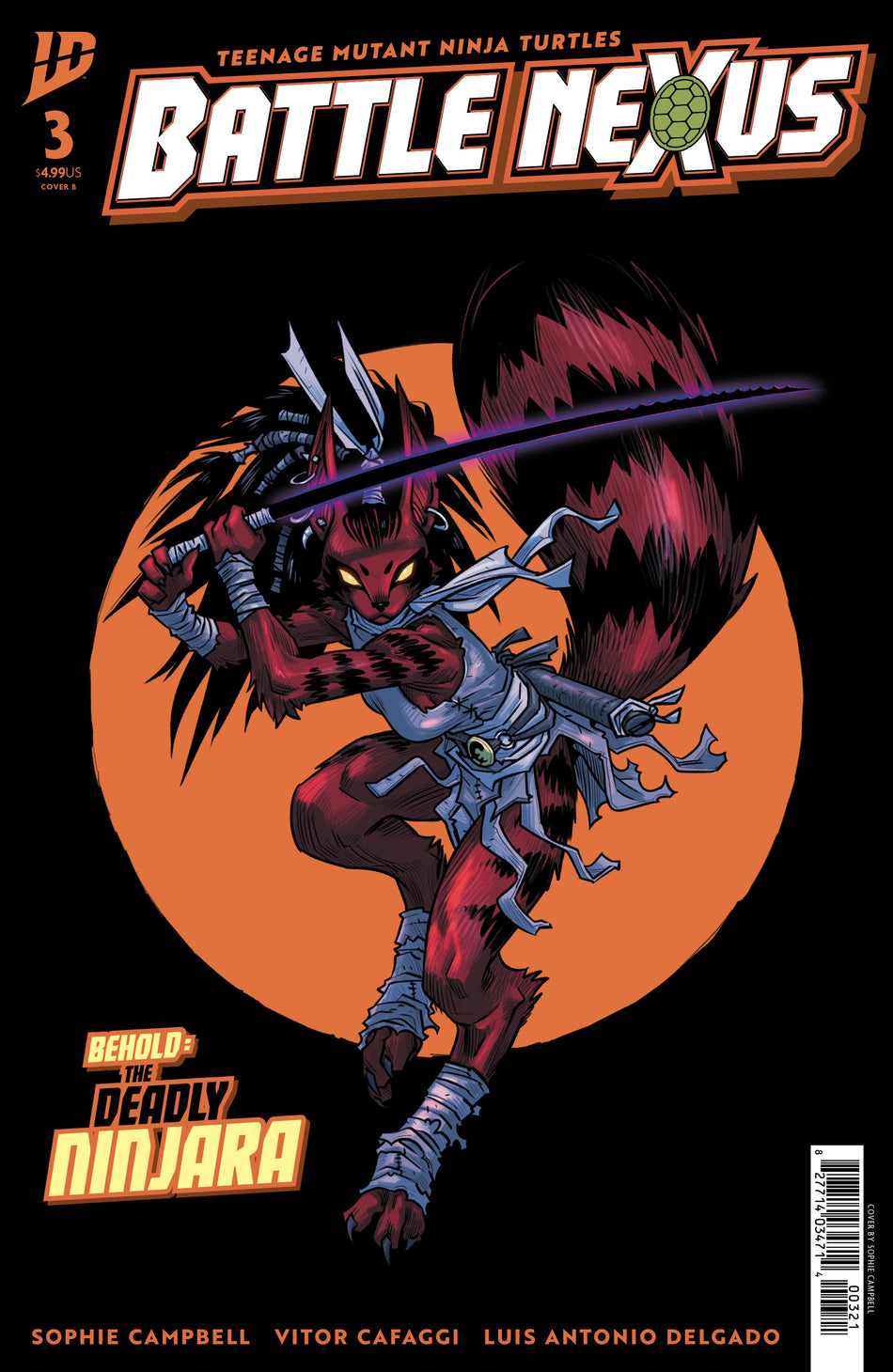 Stock Photo of  Teenage Mutant Ninja Turtles: Battle Nexus #3 Variant B (Campbell) IDW Publishing Comics sold by Stronghold Collectibles of Acadiana Lafayette, LA