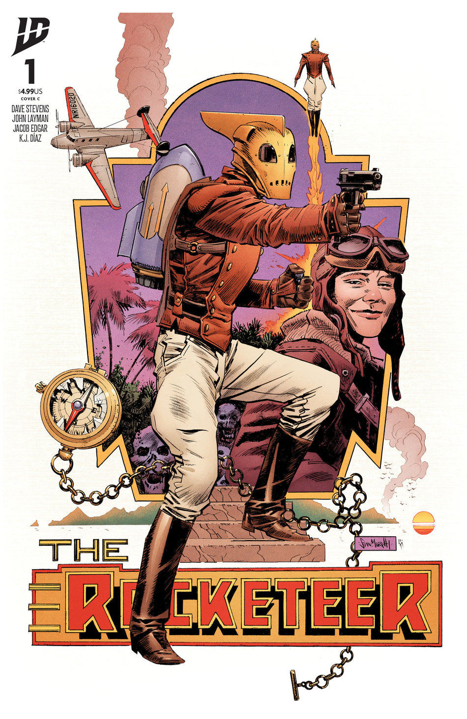Stock Photo of  The Rocketeer: The Island #1 Variant C (Murphy) IDW Publishing Comics sold by Stronghold Collectibles of Acadiana Lafayette, LA