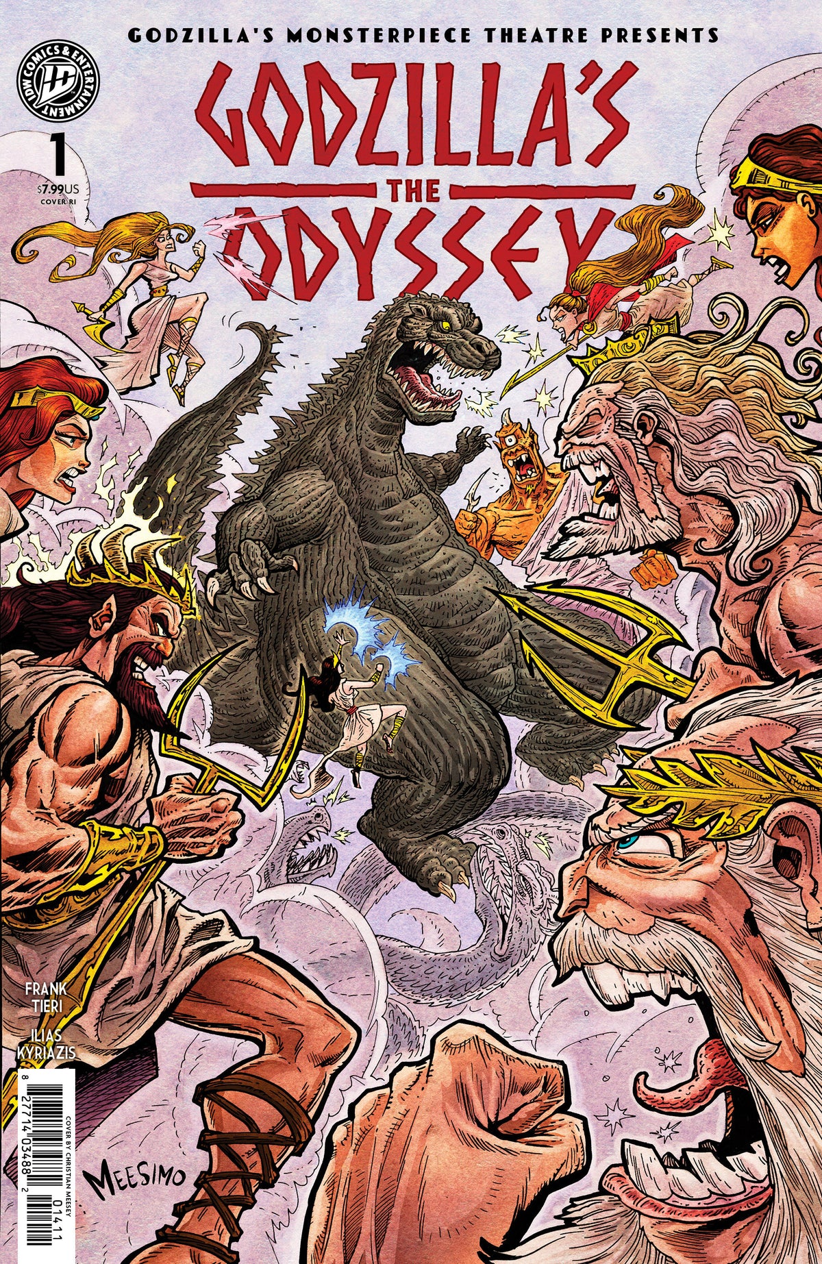 Stock Photo of  Godzilla’s Monsterpiece Theatre Presents: Godzilla’s The Odyssey Variant Ri (10) (Meesey) IDW Publishing Comics sold by Stronghold Collectibles of Acadiana Lafayette, LA