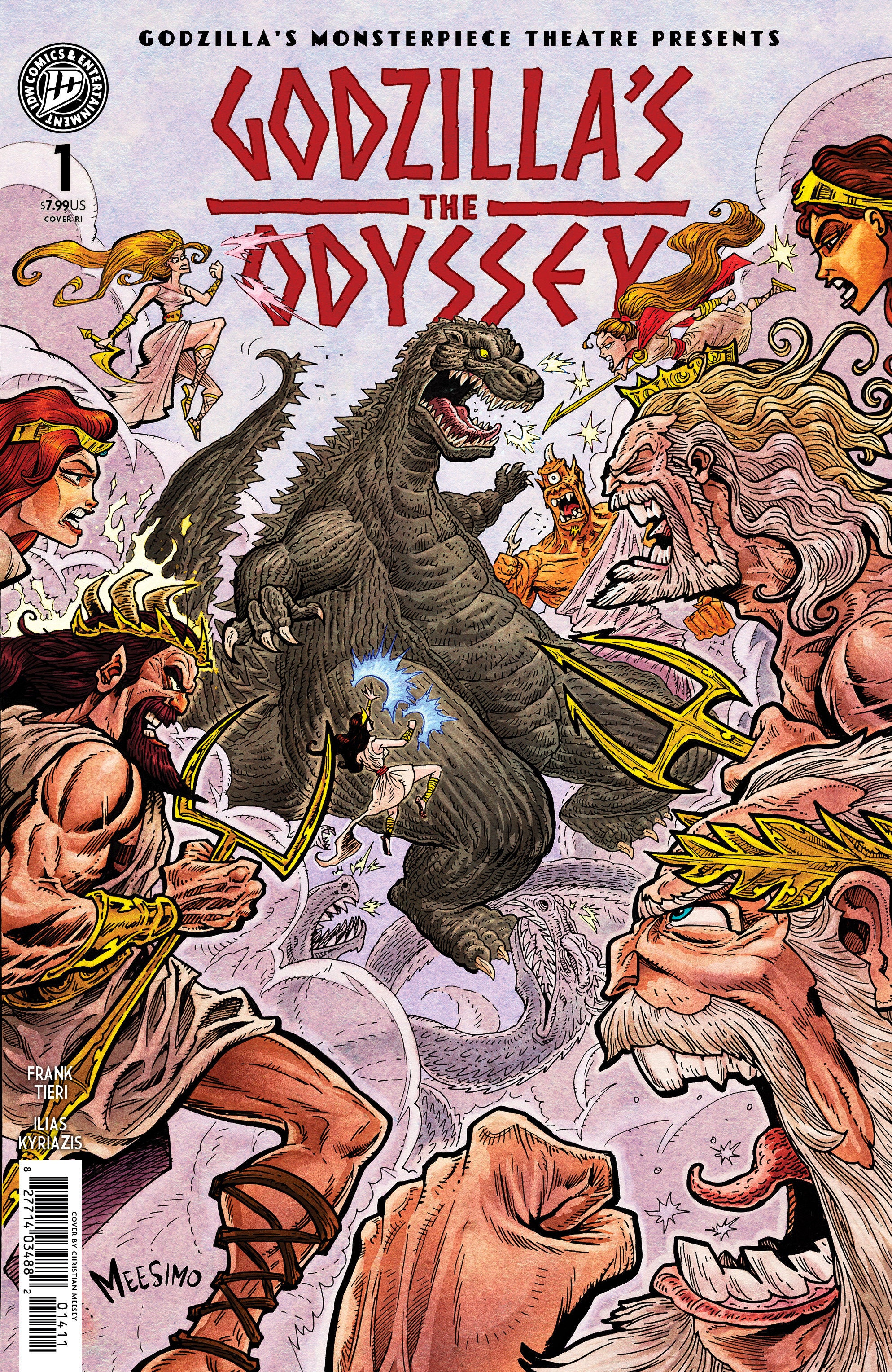 Stock Photo of  Godzilla’s Monsterpiece Theatre Presents: Godzilla’s The Odyssey Variant Ri (10) (Meesey) IDW Publishing Comics sold by Stronghold Collectibles of Acadiana Lafayette, LA