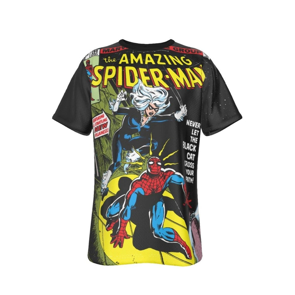 AMAZING SPIDER-MAN 194 WITH BLACK CAT COVER ALL OVER PRINT SHIRT AND TANK TOP