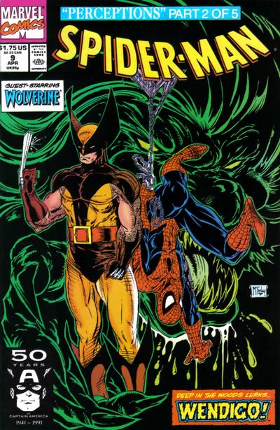 Spider-Man 1990 #9 Direct ed. - high grade - $6.99