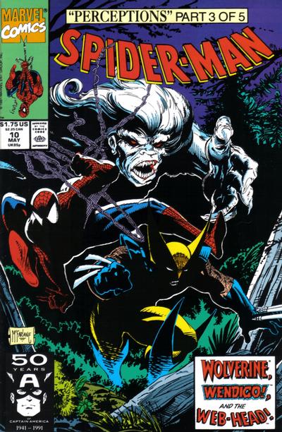 Spider-Man 1990 #10 Direct ed. - high grade - $6.99