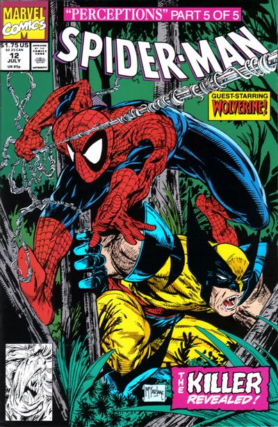Spider-Man 1990 #12 Direct ed. - high grade - $6.99