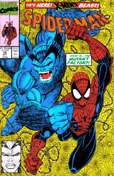 Spider-Man 1990 #15 Direct ed. - high grade - $4.99
