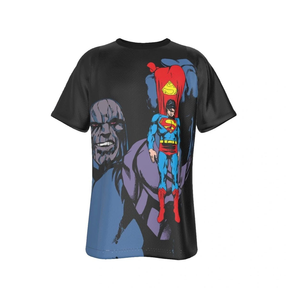 SUPERMAN VS DARKSIED PEREZ COVER ALL OVER PRINT SHIRT AND TANK TOP