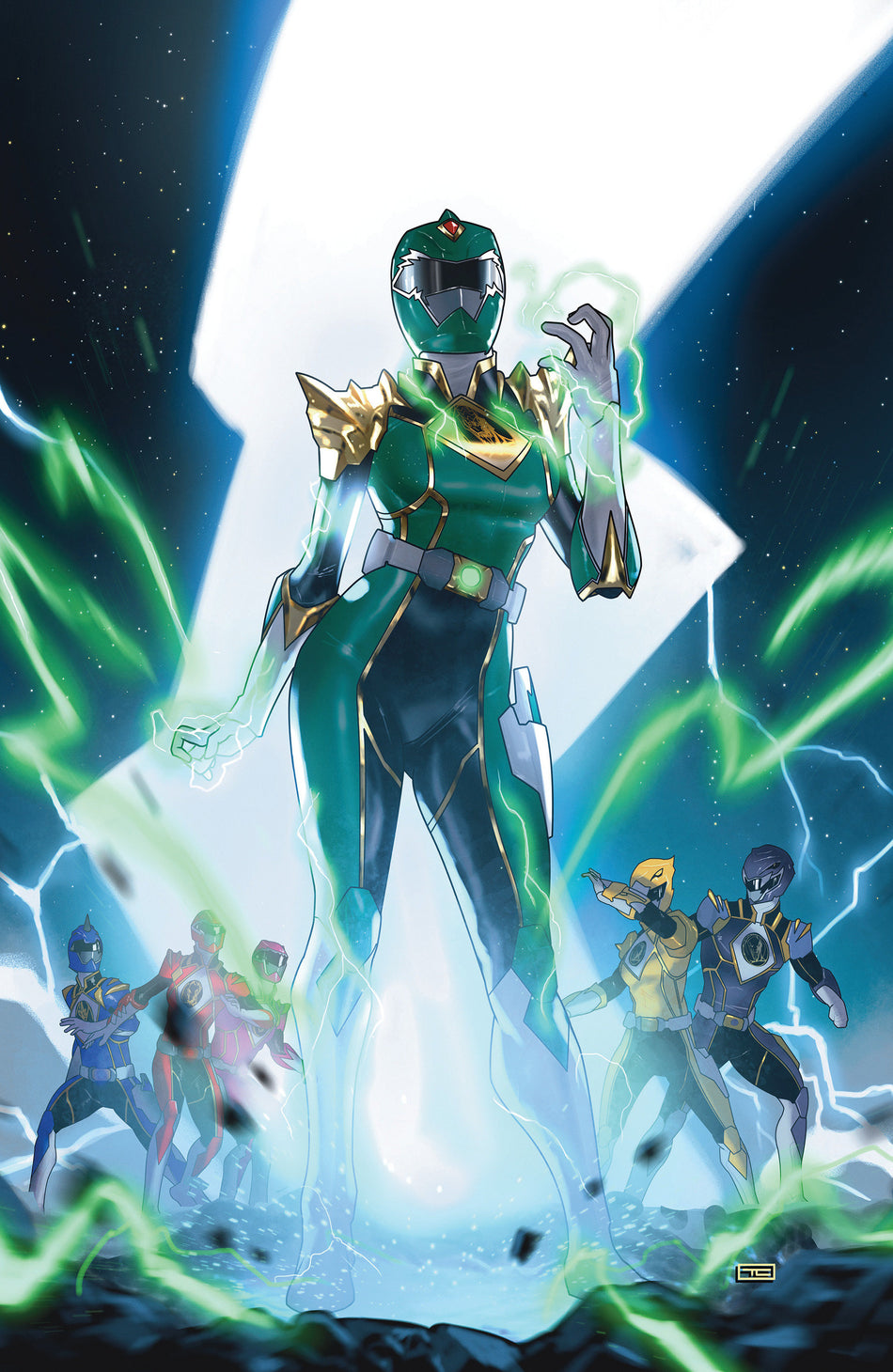Stock Photo of Power Rangers Prime #9 I One-Per-Store Variant Full Art Clarke Boom! Studios Comics sold by Stronghold Collectibles of Acadiana Lafayette, LA