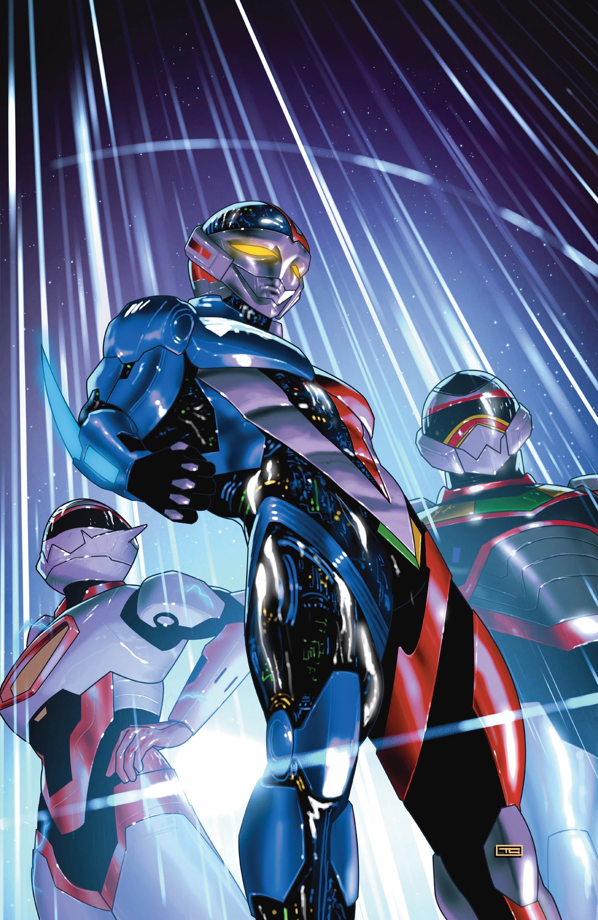 Stock Photo of VR Troopers #1 E Foil Variant Full Art Clarke Boom! Studios Comics sold by Stronghold Collectibles of Acadiana Lafayette, LA