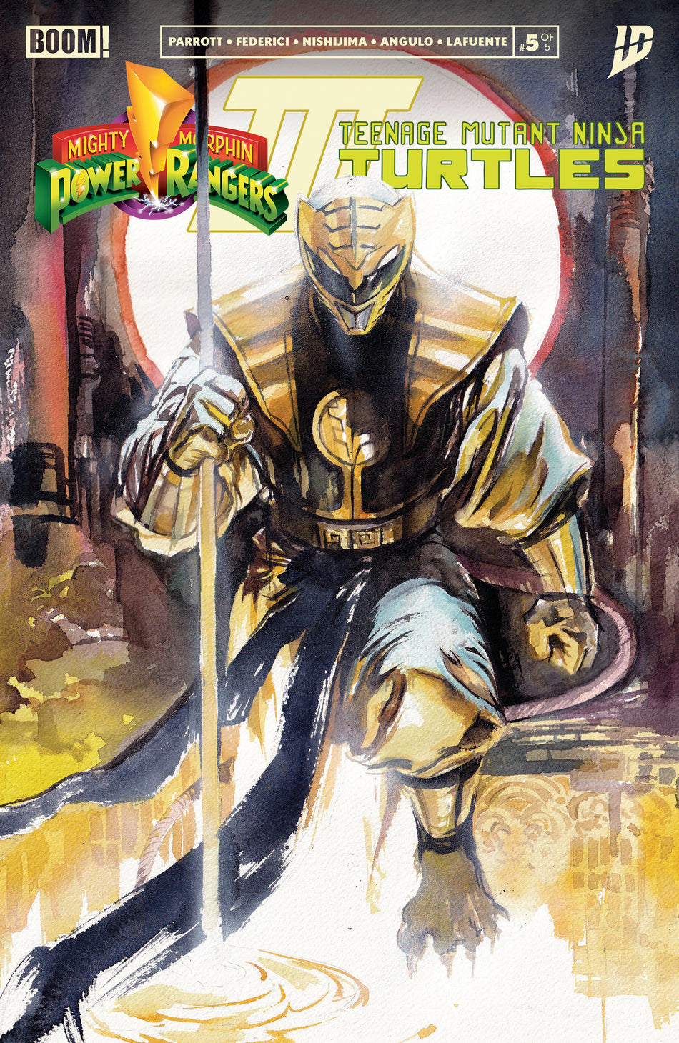 Stock Photo of  Mighty Morphin Power Rangers/Teenage Mutant Ninja Turtles III #5 I Foc Reveal Variant (Dressed, Ito) Boom! Entertainment Comics sold by Stronghold Collectibles of Acadiana Lafayette, LA