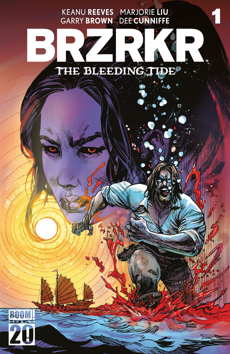 Stock Photo of  BRZRKR: The Bleeding Tide #1 A Main (Dressed, Brown) Boom! Studios Comics sold by Stronghold Collectibles of Acadiana Lafayette, LA