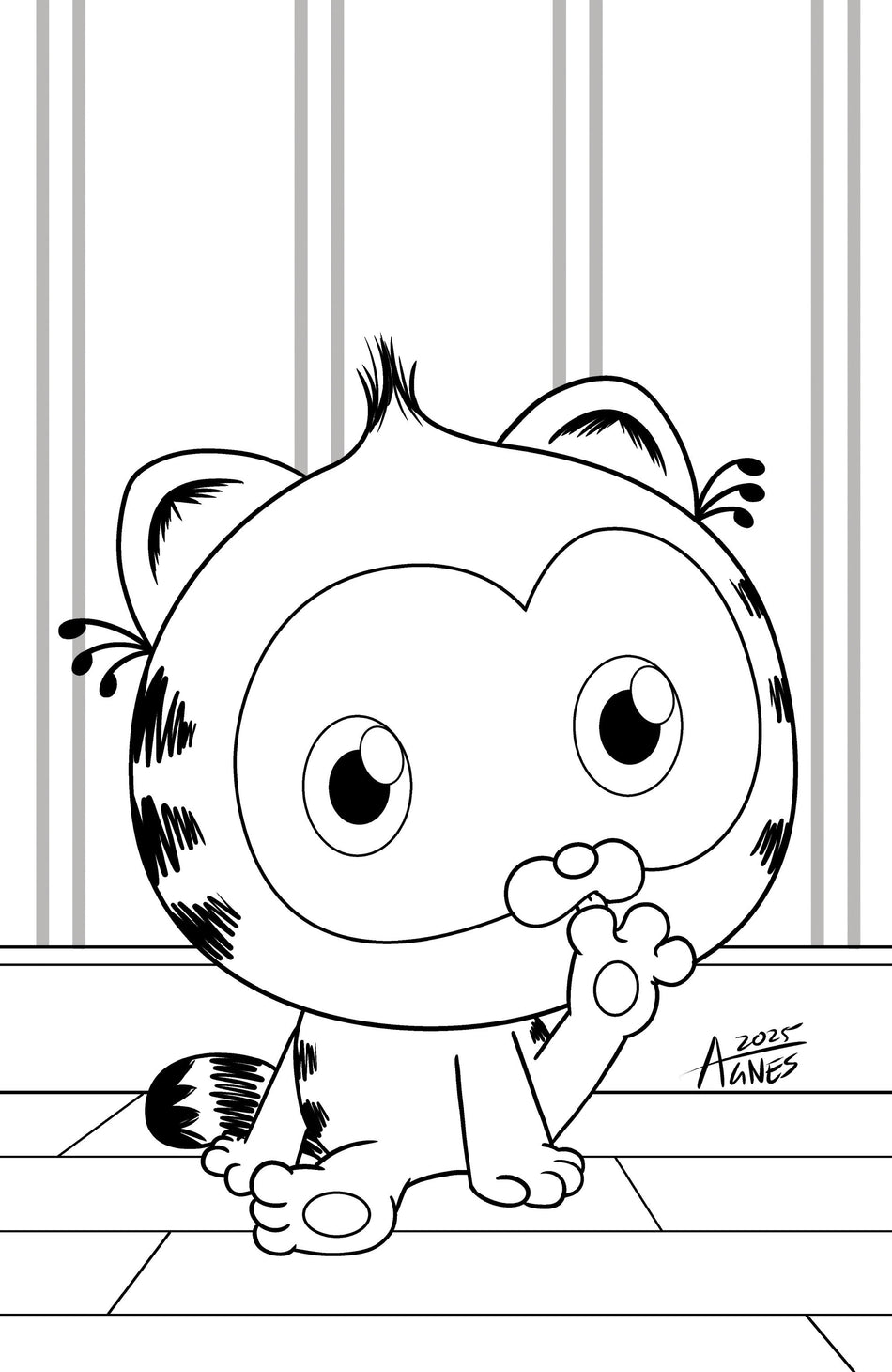 Stock Photo of  Baby Garfield #1 E 1 in 10 Variant Edition (Full Art, Garbowska) Boom! Entertainment Comics sold by Stronghold Collectibles of Acadiana Lafayette, LA