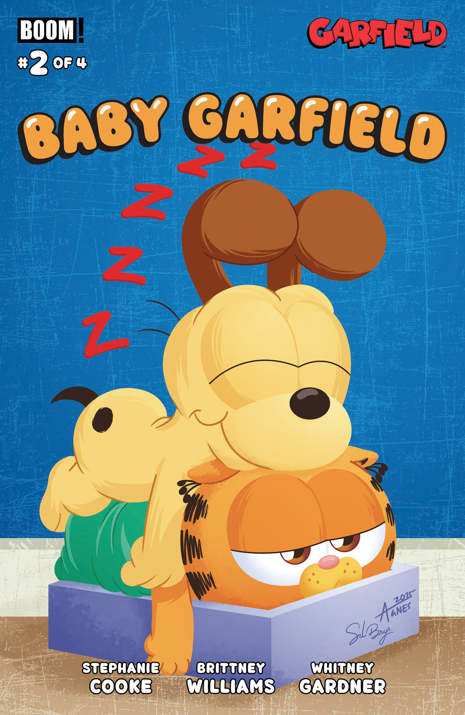 Stock Photo of  Baby Garfield #2 A Main (Dressed, Garbowska) Boom! Entertainment Comics sold by Stronghold Collectibles of Acadiana Lafayette, LA