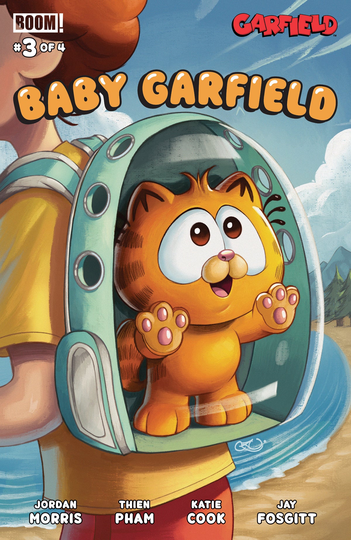 Stock Photo of  Baby Garfield #3 B Variant (Dressed, Zullo Uminga) Boom! Entertainment Comics sold by Stronghold Collectibles of Acadiana Lafayette, LA