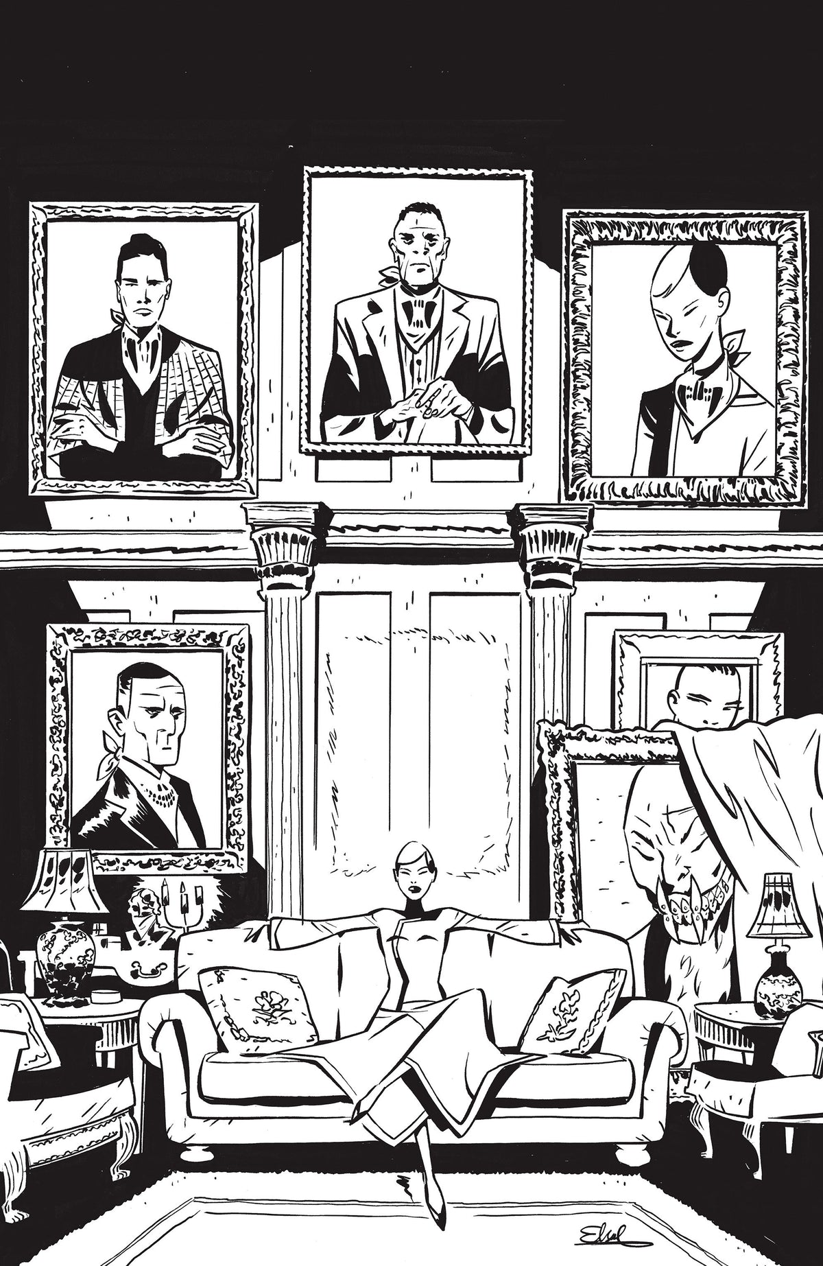 Stock Photo of  Fall Of The House Of Slaughter #1 D 1 in 10 Variant Edition (Full Art, Charretier) Boom! Entertainment Comics sold by Stronghold Collectibles of Acadiana Lafayette, LA
