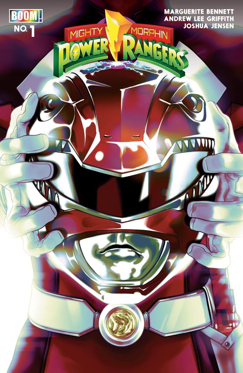 Stock Photo of  Mighty Morphin Power Rangers (2026) #1 L Foc Reveal Variant (Dressed, Montes) Boom! Entertainment Comics sold by Stronghold Collectibles of Acadiana Lafayette, LA