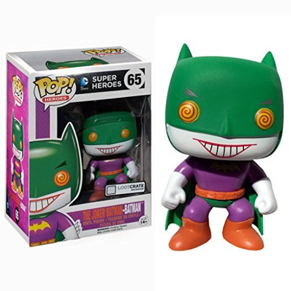 Funko Pop! Super Heroes The Joker Batman - Batman #65 Lootcrate Exclusive
