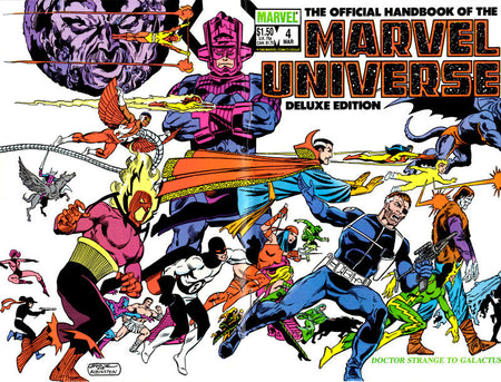 The Official Handbook of the Marvel Universe Deluxe Edition 1985 #4 Direct ed. - high grade - $4.99