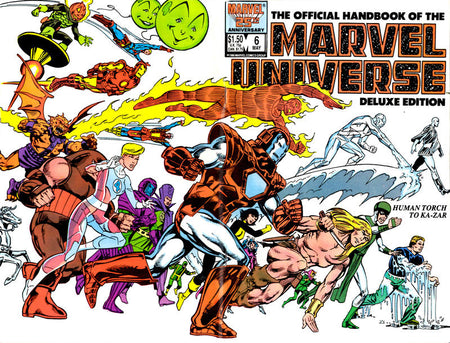 The Official Handbook of the Marvel Universe Deluxe Edition 1985 #6 Direct ed. - high grade - $4.99