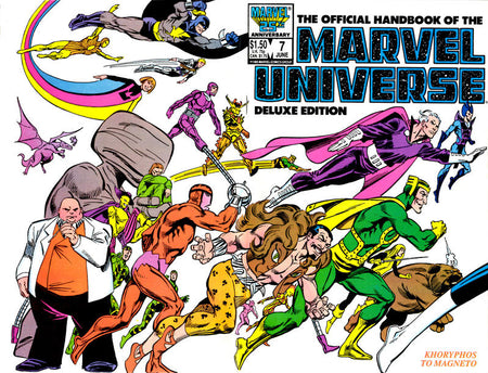 The Official Handbook of the Marvel Universe Deluxe Edition 1985 #7 Direct ed. - high grade - $4.99