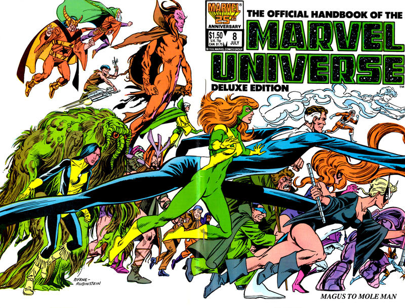 The Official Handbook of the Marvel Universe Deluxe Edition 1985 #8 Direct ed. - high grade - $4.99