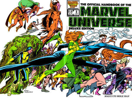 The Official Handbook of the Marvel Universe Deluxe Edition 1985 #8 Direct ed. - high grade - $4.99