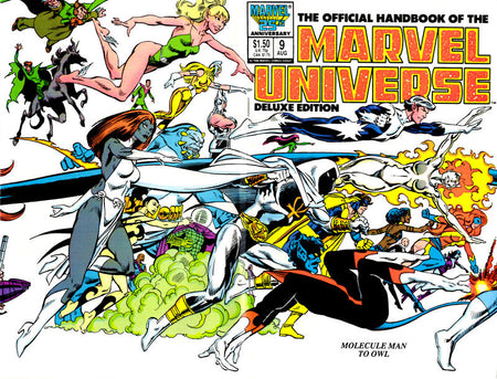 The Official Handbook of the Marvel Universe Deluxe Edition 1985 #9 Direct ed. - high grade - $4.99