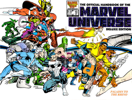 The Official Handbook of the Marvel Universe Deluxe Edition 1985 #10 Direct ed. - high grade - $4.99