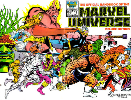 The Official Handbook of the Marvel Universe Deluxe Edition 1985 #13 Direct ed. - high grade - $4.99