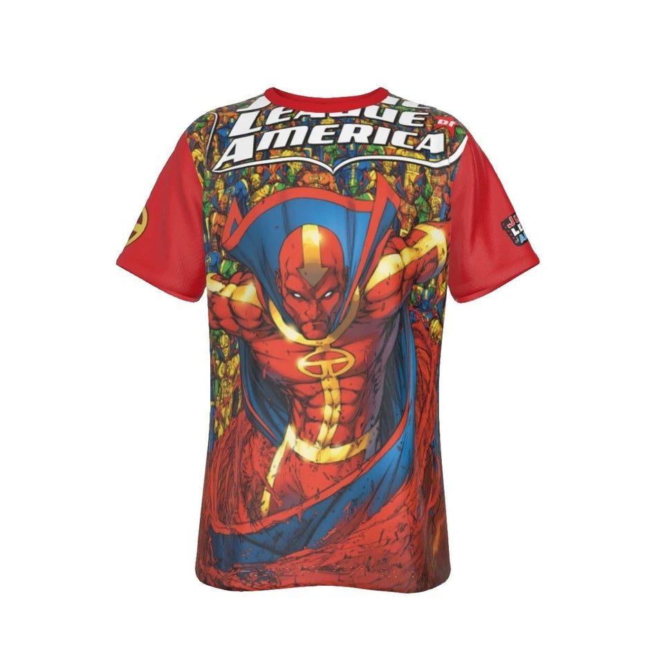 JLA 3 RED TORNADO ALL OVER PRINT SHIRT AND TANK TOP - TURNER ART