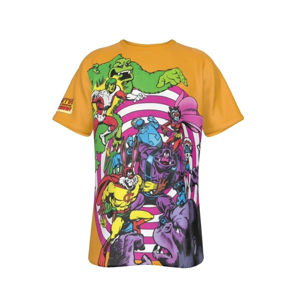 CAPT CARROT AND ZOO CREW 20 COVER ALL OVER SHIRT AND TANK TOP - BEAST BOY