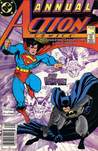 Action Comics Annual 1987 #1 Newsstand ed. - 9.4 - $9.99