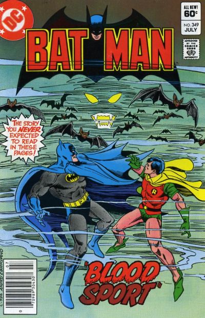 Batman 1940 #349 Newsstand ed. - back issue - $16.99