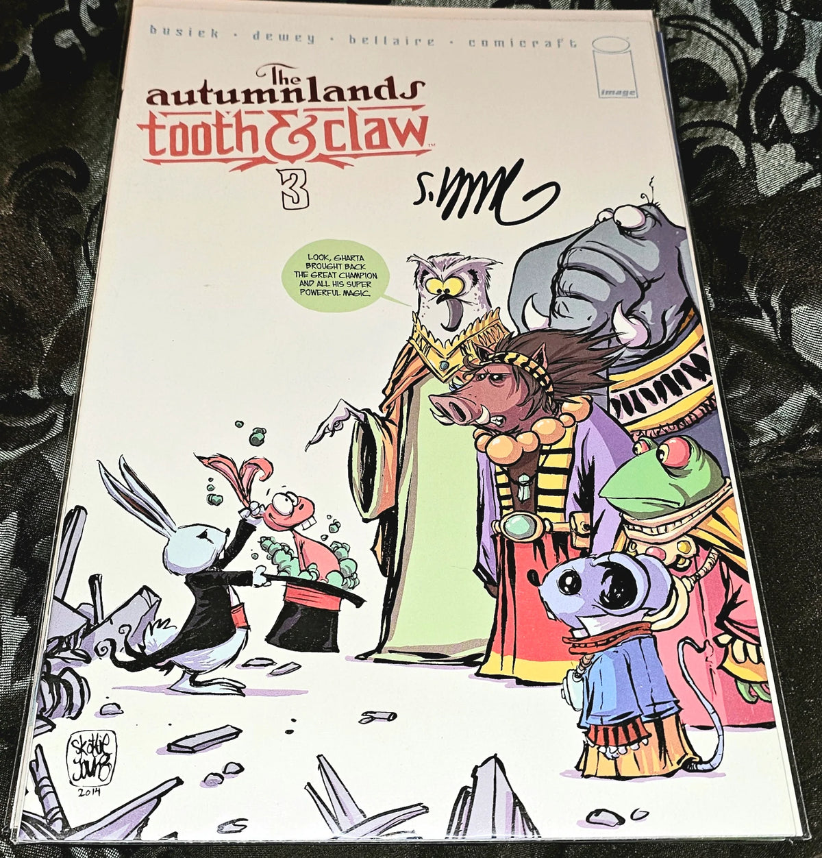 Autumnlands tooth & claw #3 Skottie Young 2014 SIGNED by Young