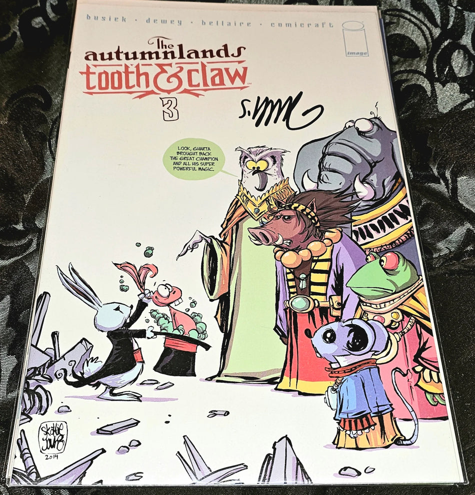 Autumnlands tooth & claw #3 Skottie Young 2014 SIGNED by Young