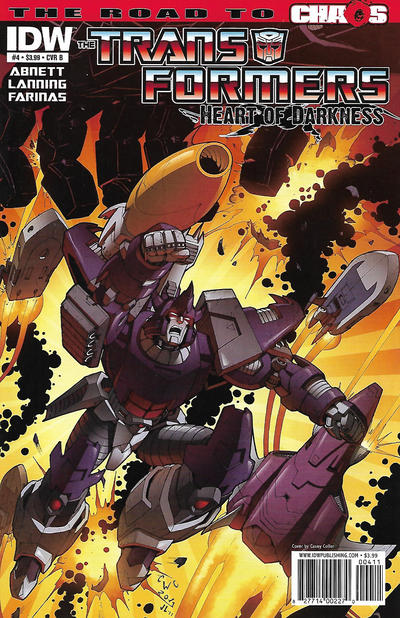 The Transformers: Heart of Darkness 2011 #4 Cover B - mid-grade - $3.99