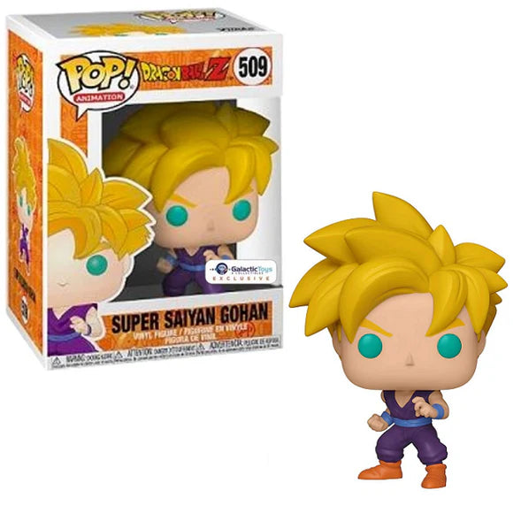Funko Pop! Dragon Ball Z Super Saiyan Gohan #509 Galactic Toys Exclusive