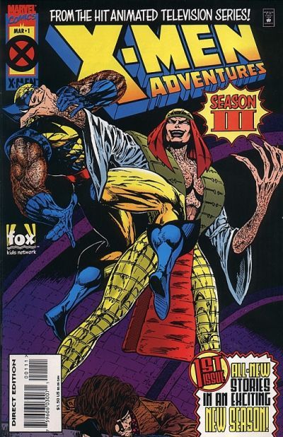 X-Men Adventures [III] 1995 #1 Direct ed. - 7.0 - $7.99