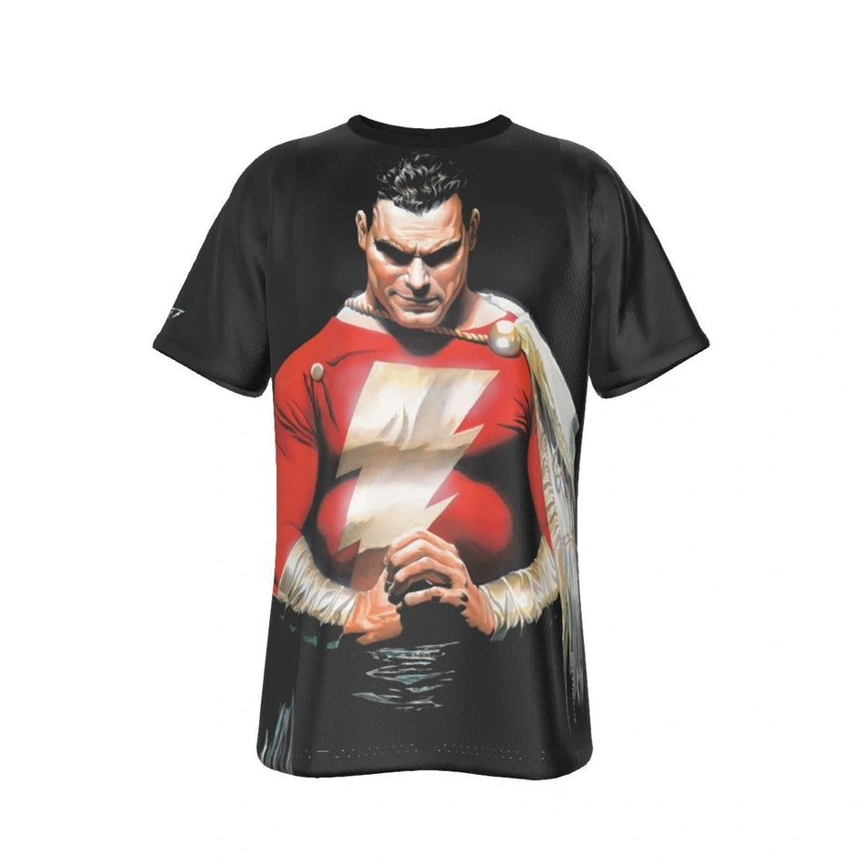 JSA 73 COVER 2 ALL OVER PRINT SHIRT AND TANK - SHAZAM